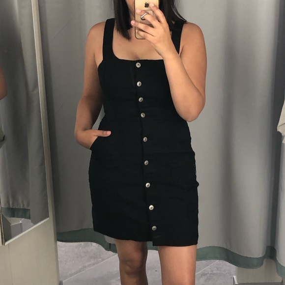 Hu0026M | Dresses | Hm Black Overall Dress | Poshmark